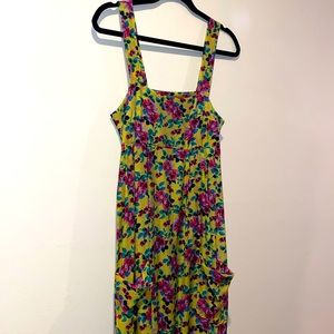 Karen Zambos Floral Maxi Dress